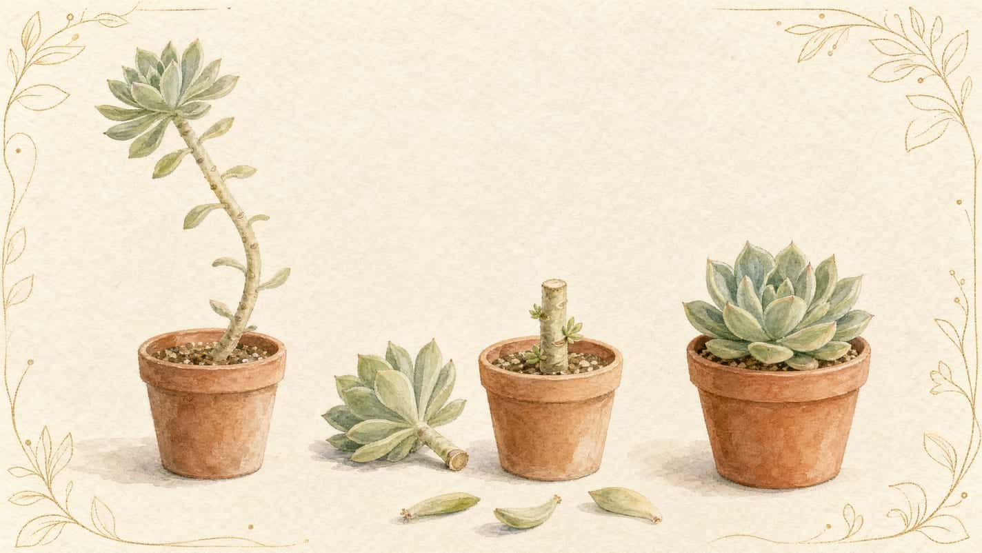 Why Is My Succulent Stretching? Fixing Leggy, Etiolated Growth