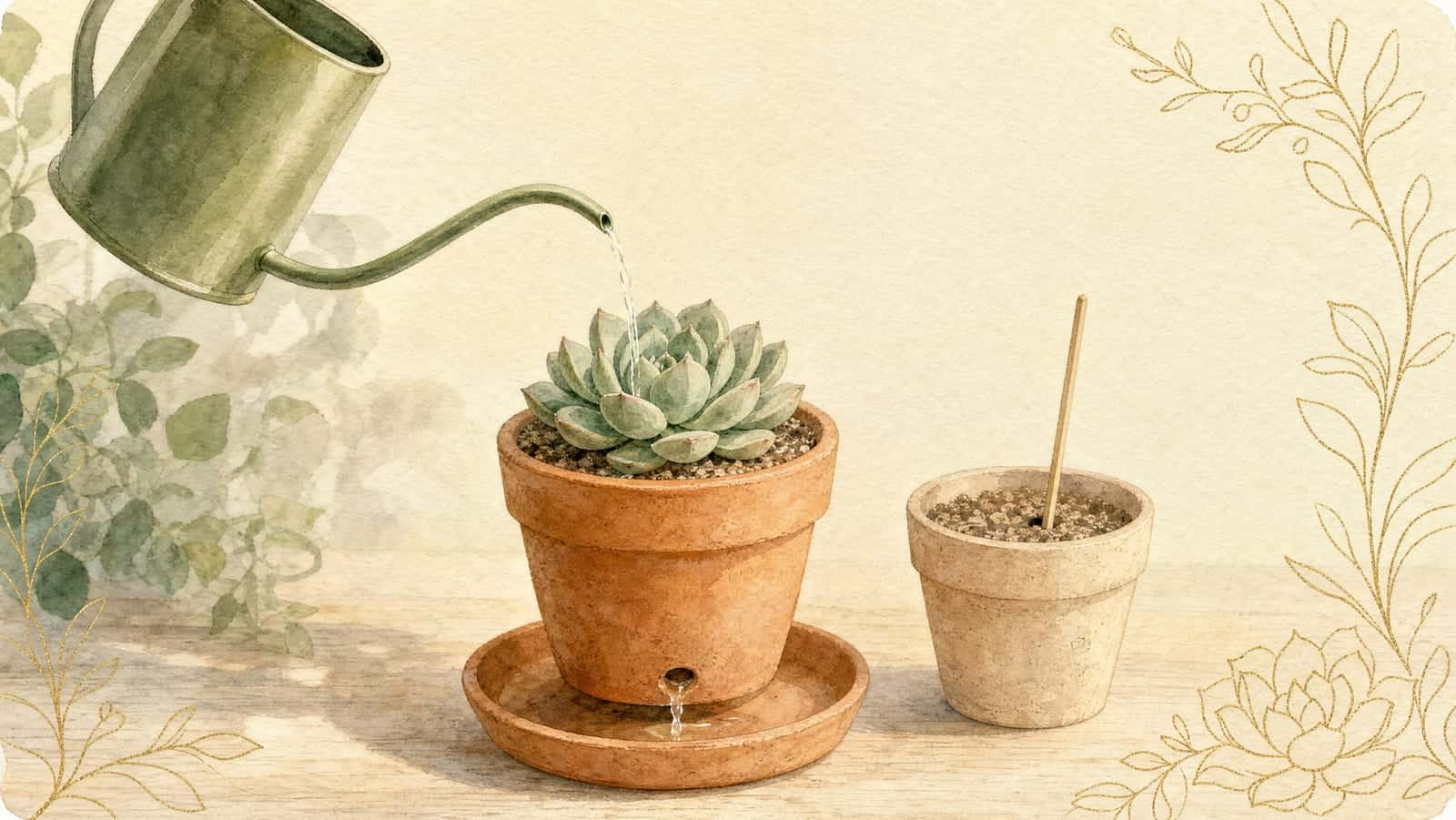 How Often to Water Succulents Indoors (and Why Most People Get It Wrong)