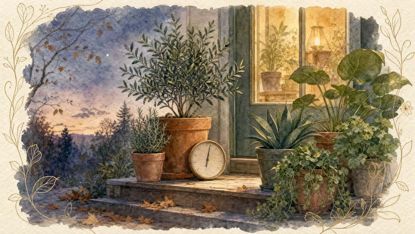 When to Bring Plants Inside for Winter: Temperature Thresholds by Plant Type
