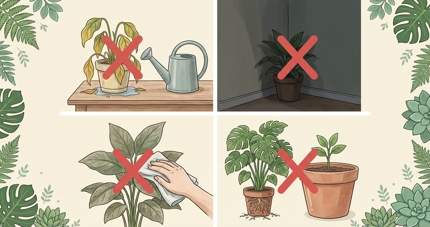 The 7 Most Common Beginner Houseplant Mistakes (And How to Avoid Them)