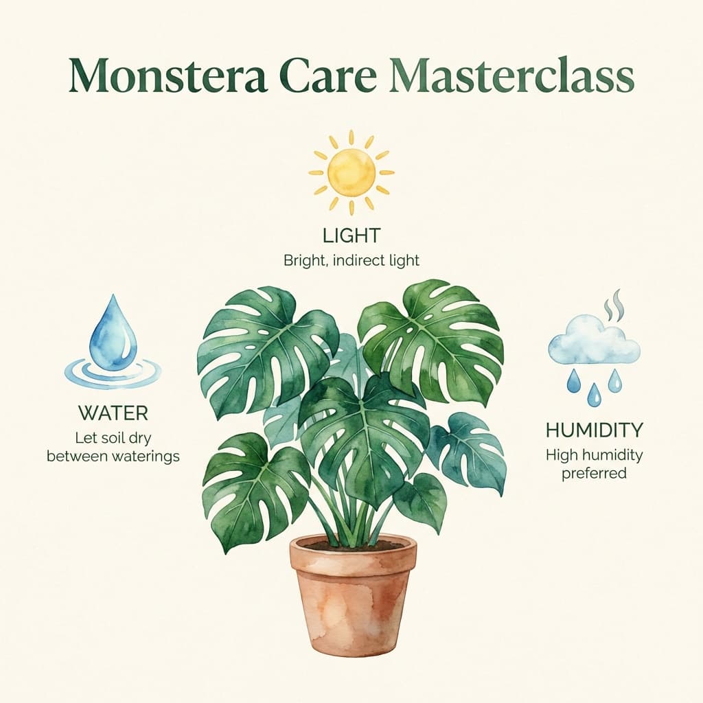 Monstera Care Guide: From Basics to Stunning Fenestrations