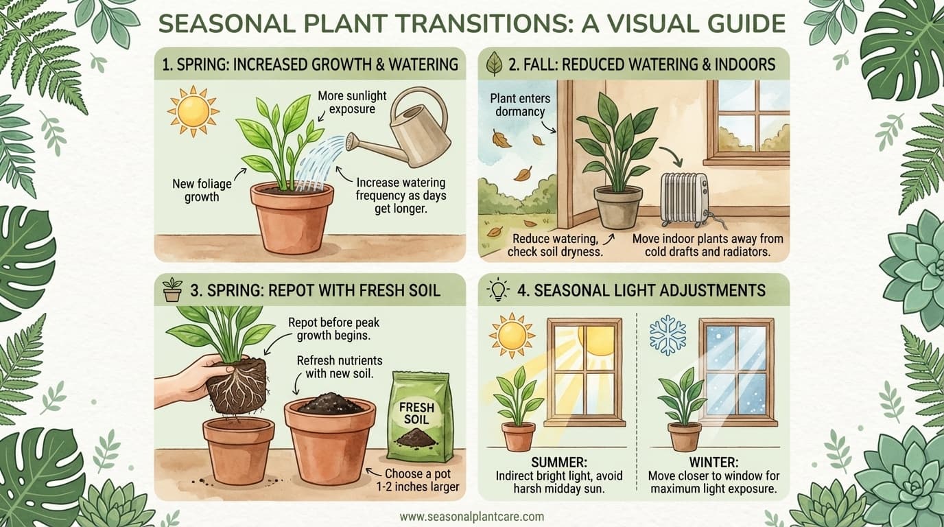 Spring & Fall Transitions: Seasonal Care for Houseplants