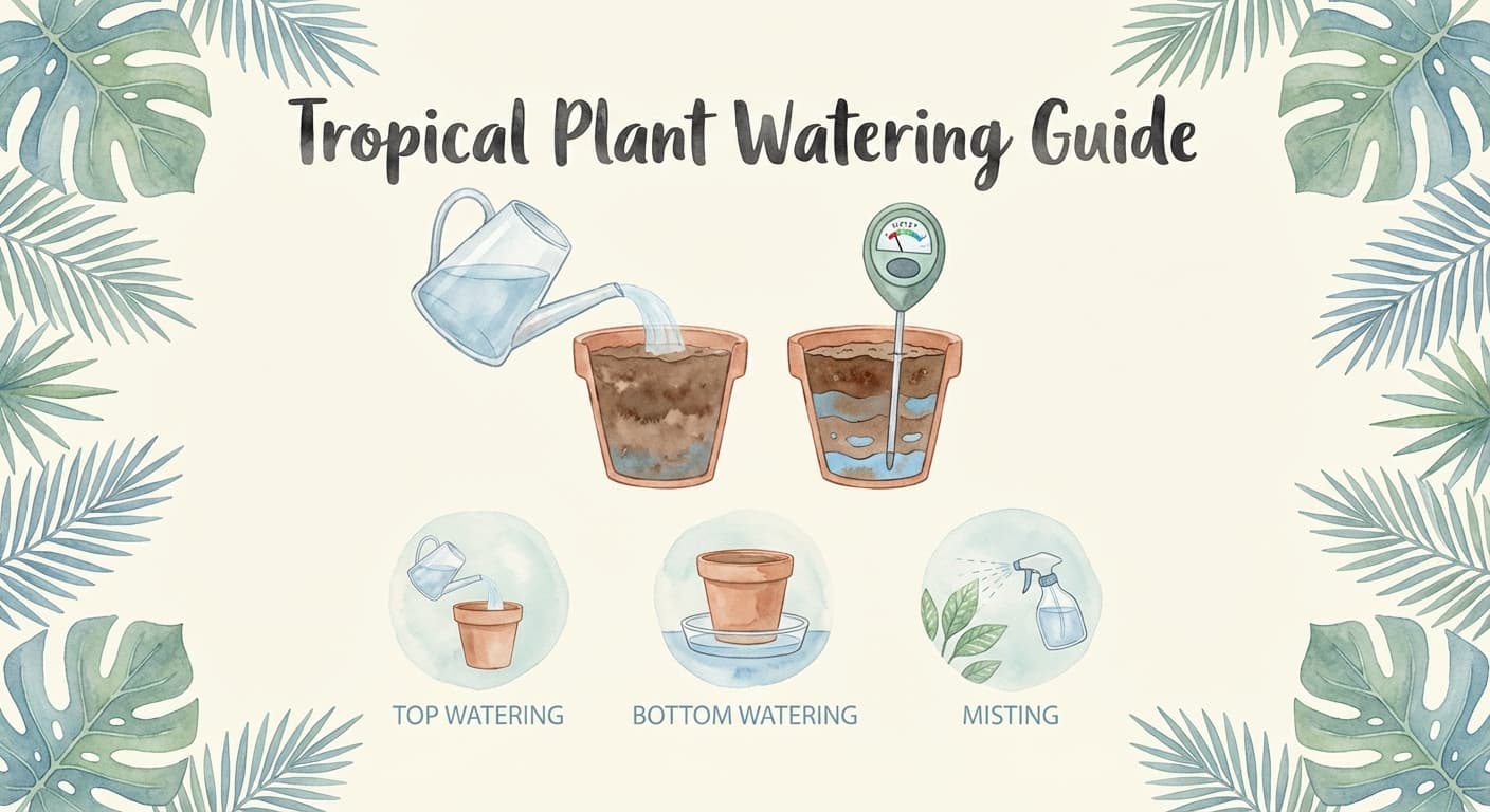 Watering Tropical Houseplants: The Complete Guide to Getting It Right
