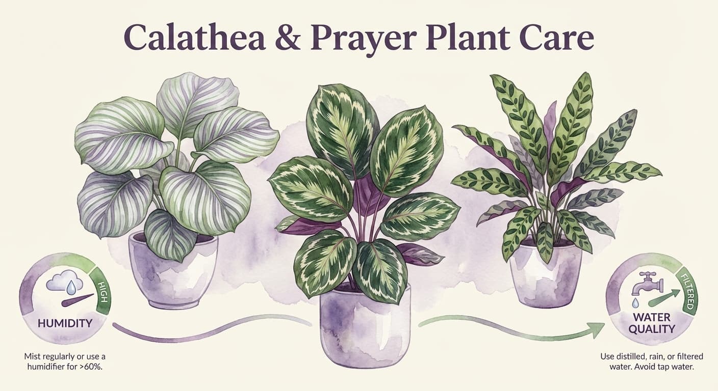 Calathea and Prayer Plant Care: Taming These Beautiful Divas