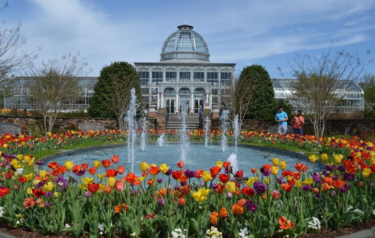 Central Garden at Lewis Ginter Botanical Garden