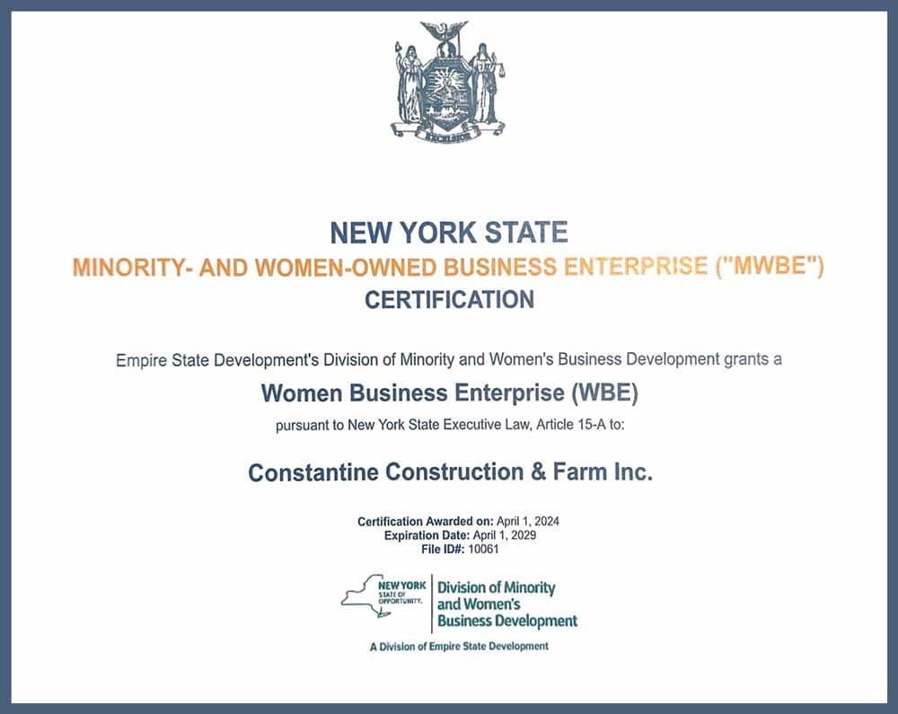 Constantine Construction Inc