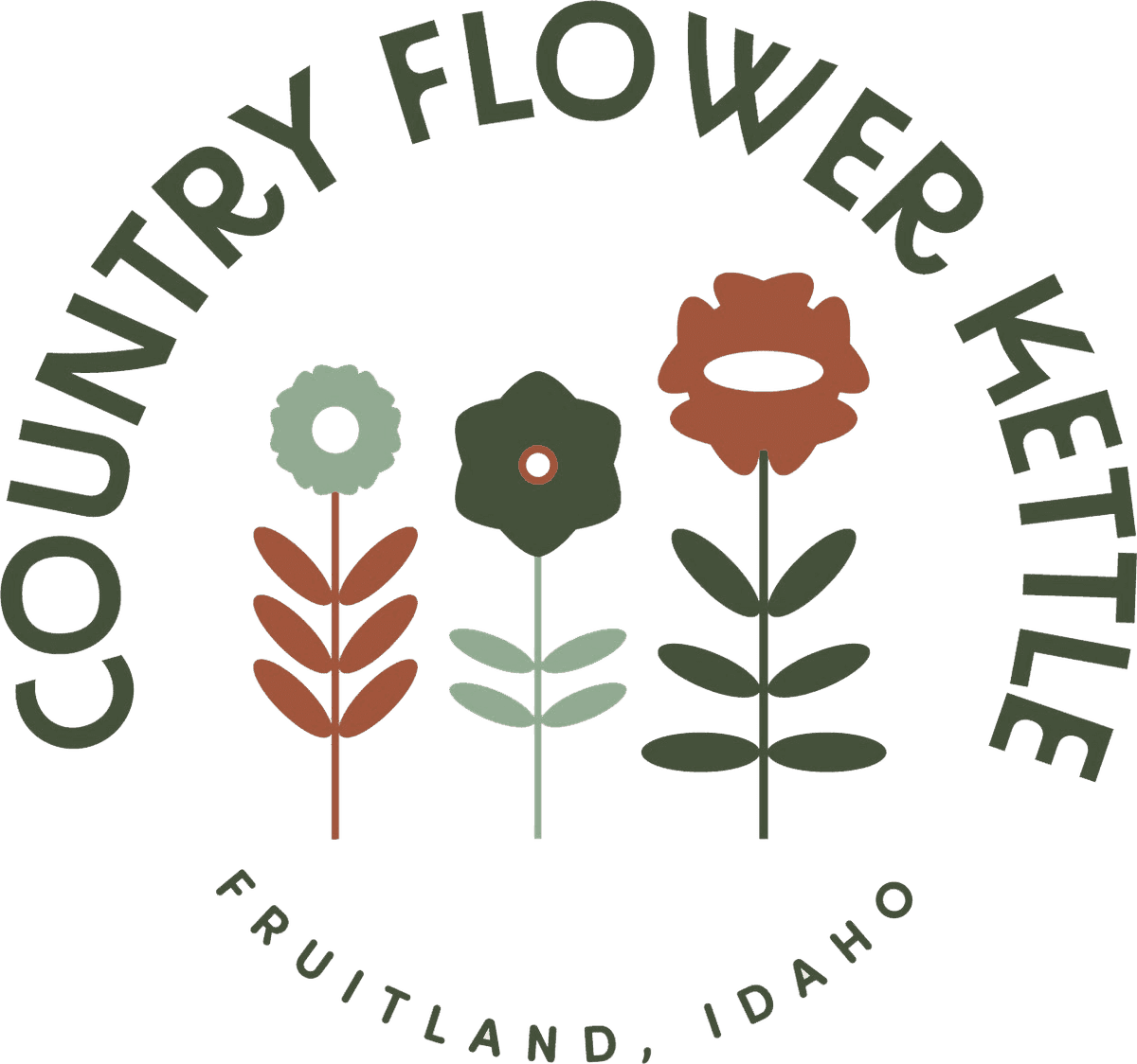Country Flower Kettle