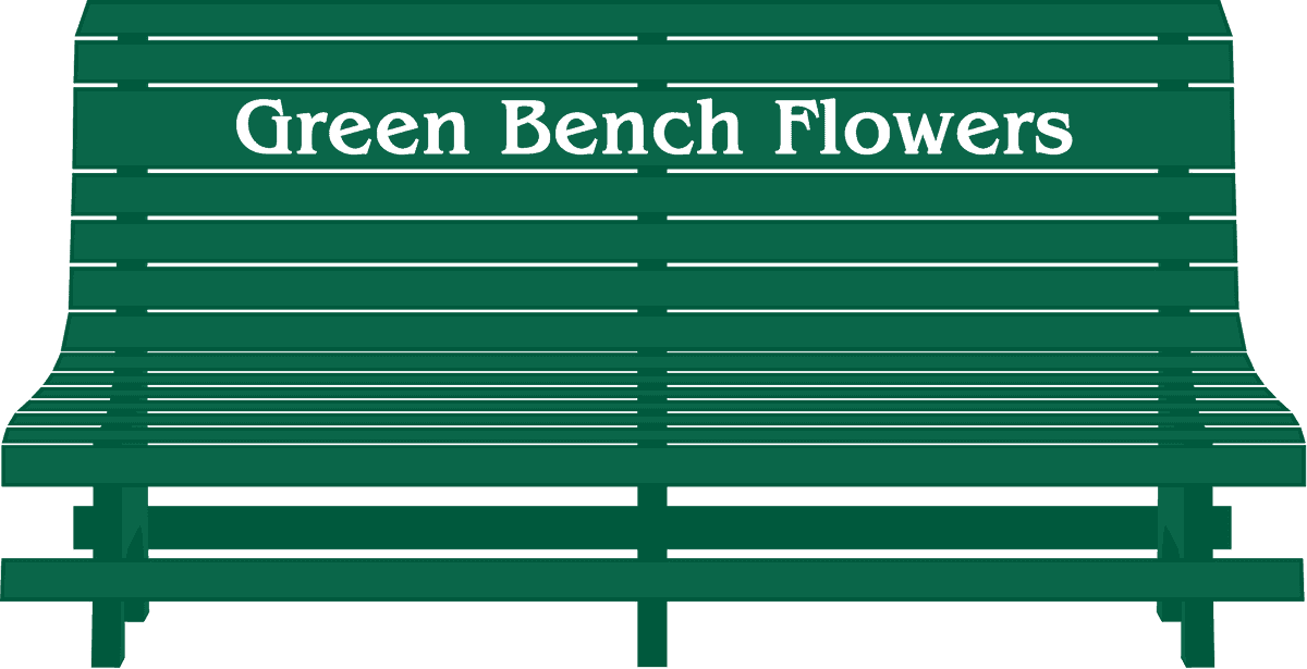 Green Bench Flowers