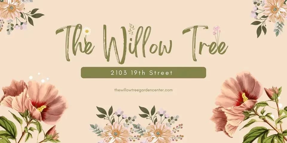 The Willow Tree Garden Center, Flowers, Wine And More